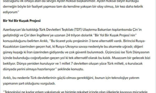 Arıklı, Türkiye Bilişim Derneğinin Etkinliğine Katıldı – KIBRIS GERÇEK