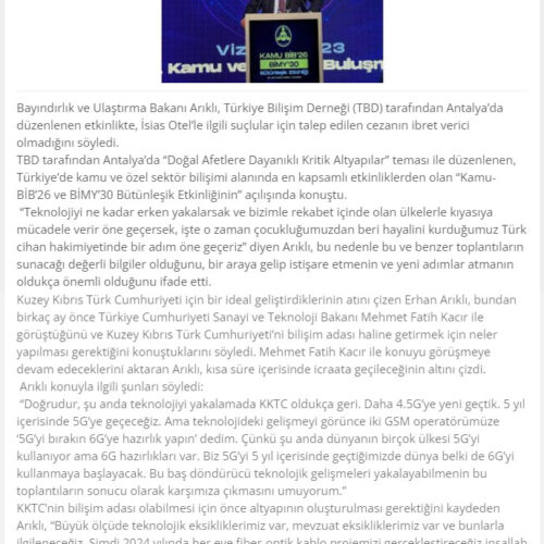 Her Eve Fiber Optik Kablo 2024’te – HALKIN SESİ