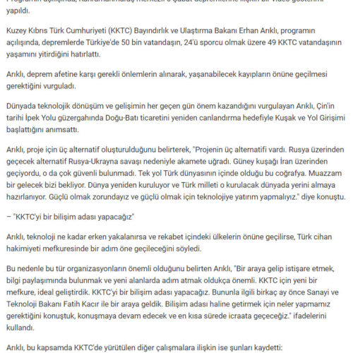 Türkiye’deki Bilişim ve Dijital Dönüşüm Antalya’da Masaya Yatırılıyor – AY HABER