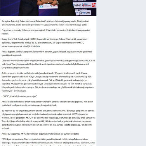 Türkiye’deki Bilişim ve Dijital Dönüşüm Antalya’da Masaya Yatırılıyor – BATI ANTALYA