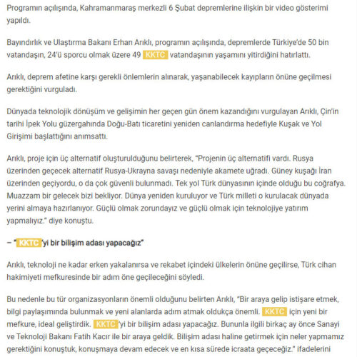 Türkiye’deki Bilişim ve Dijital Dönüşüm Antalya’da Masaya Yatırılıyor – KIBRIS OBJEKTİF