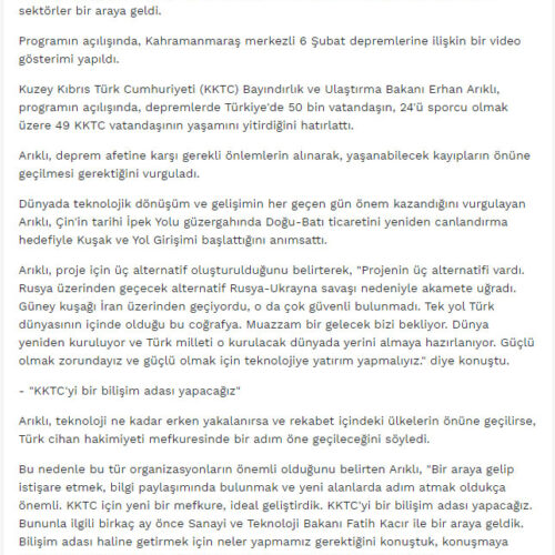 Türkiye’deki Bilişim ve Dijital Dönüşüm Antalya’da Masaya Yatırılıyor – RADYO 80