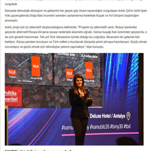 Türkiye’deki Bilişim ve Dijital Dönüşüm Antalya’da Masaya Yatırılıyor – SAFRANBOLU BİRLİK