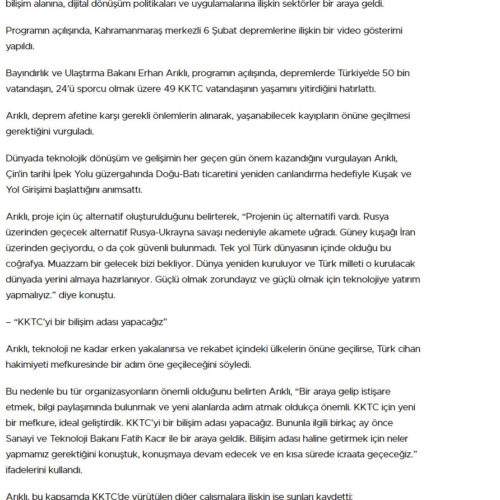 Türkiye’deki Bilişim ve Dijital Dönüşüm Antalya’da Masaya Yatırılıyor – YAHABER
