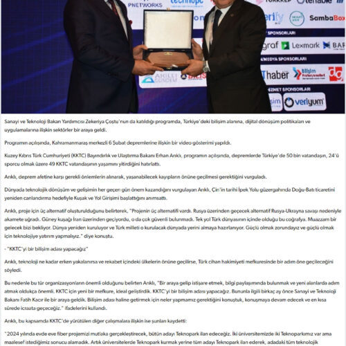 Türkiye’deki Bilişim ve Dijital Dönüşüm Antalya’da Masaya Yatırılıyor – YEŞİL AFŞİN