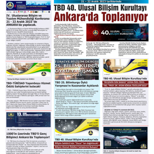 TBD 40. Ulusal Bilişim Kurultayı Ankara’da Toplanıyor – BİLİŞİM HABER