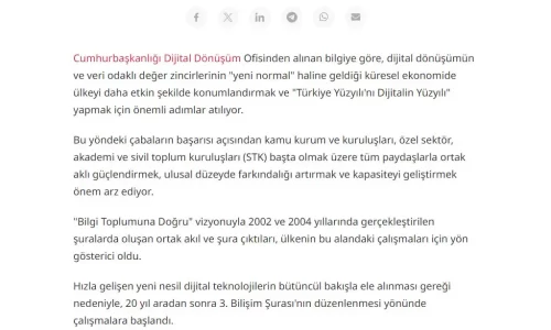 Türkiye Bilişim Şurası 20 Yıl Aradan Sonra Yeniden Yapılacak – TRT HABER