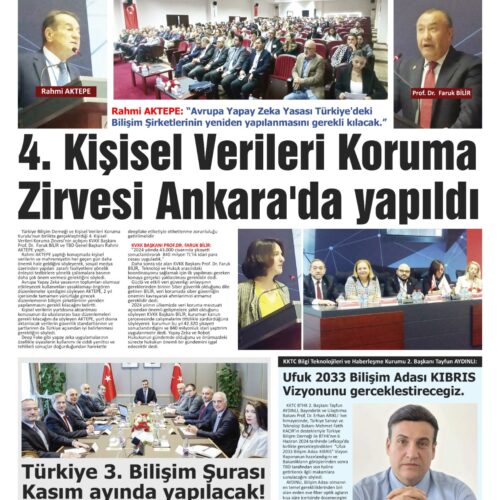 4. Kişisel Verileri Koruma Zirvesi Ankara’da Yapıldı – Bilişim Haber