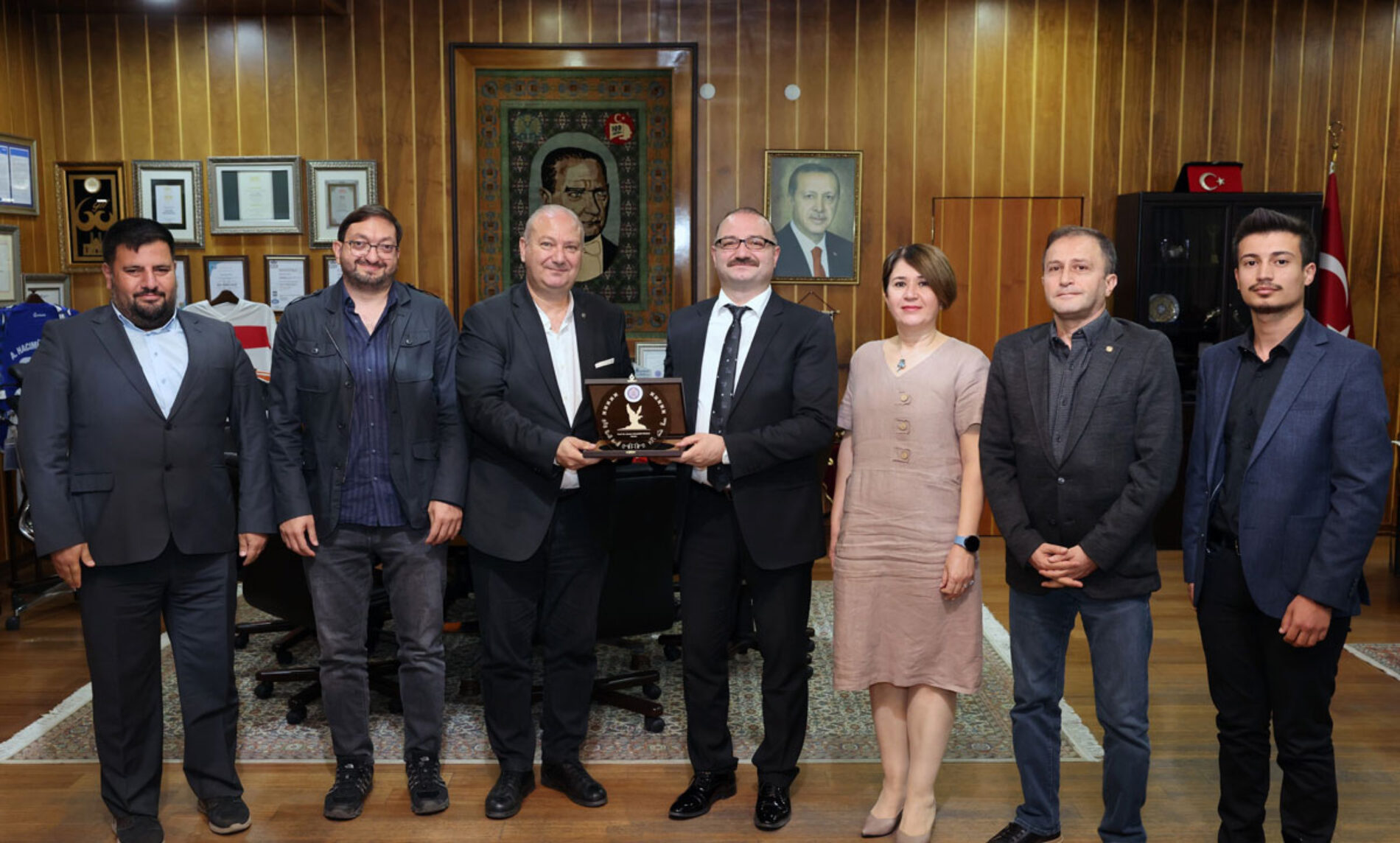 TBD’den Atatürk Üniversitesi Rektörü’ne Ziyaret