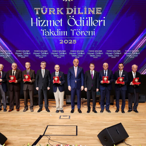 2025 Yılı Türk Diline Hizmet Ödülleri Sahiplerini Buldu